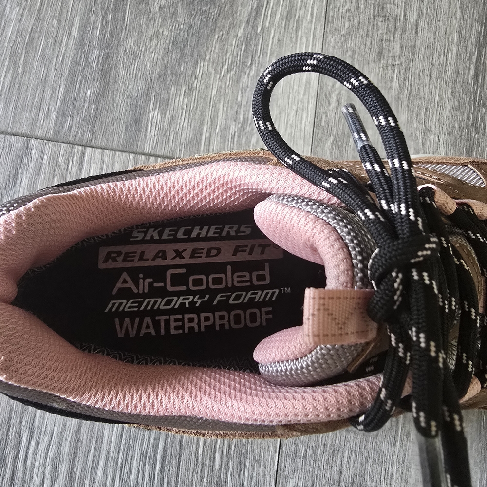Skechers Brown and Pink Athletic Shoes - Picture 3 of 5